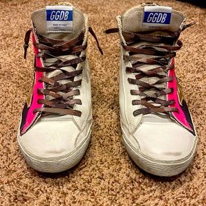 GOLDEN GOOSE limited edition “FRANCY” Hi Tops size 39 with box.